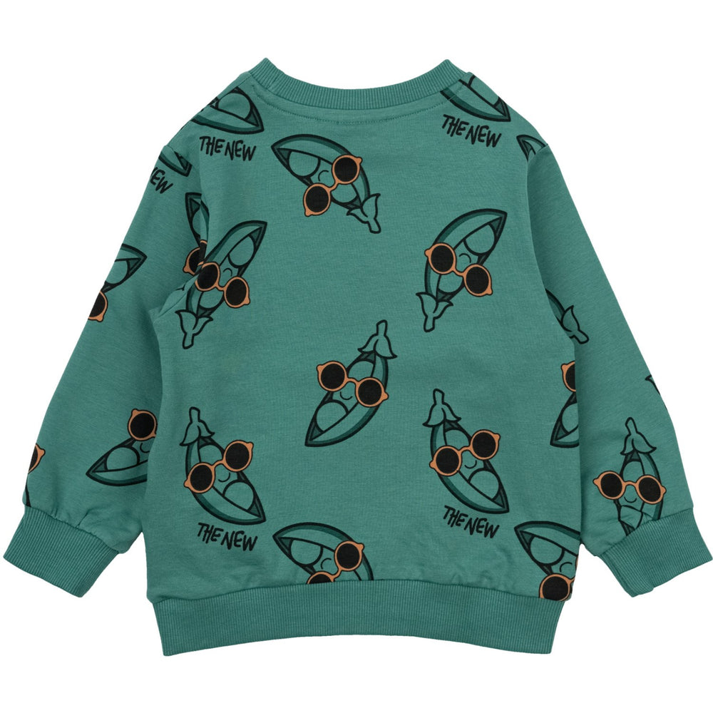 Køb THE NEW Siblings Bottle Green AOP Neo Sweatshirt