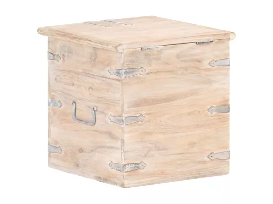 Coffre 40x40x40 cm Bois d'acacia solide