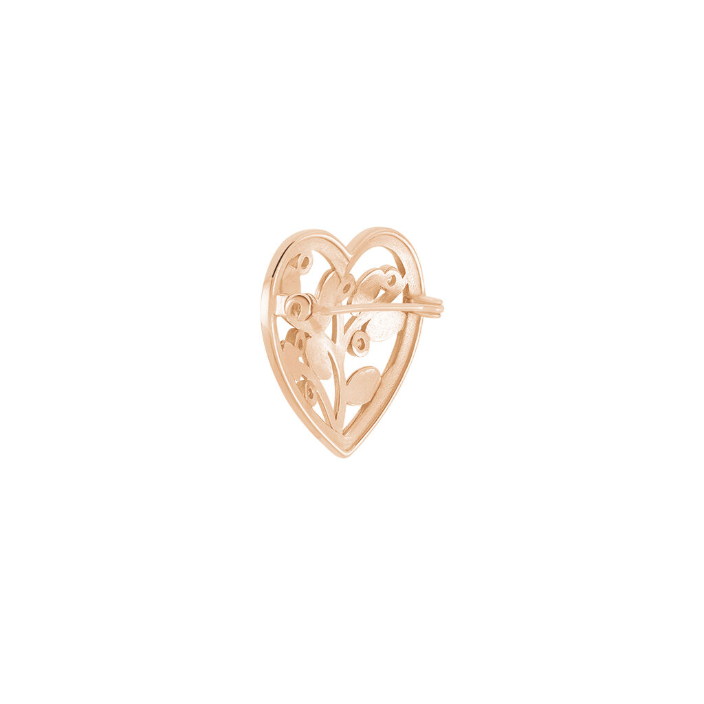 Broche Douglas Argent Rose Oxyde De Zirconium