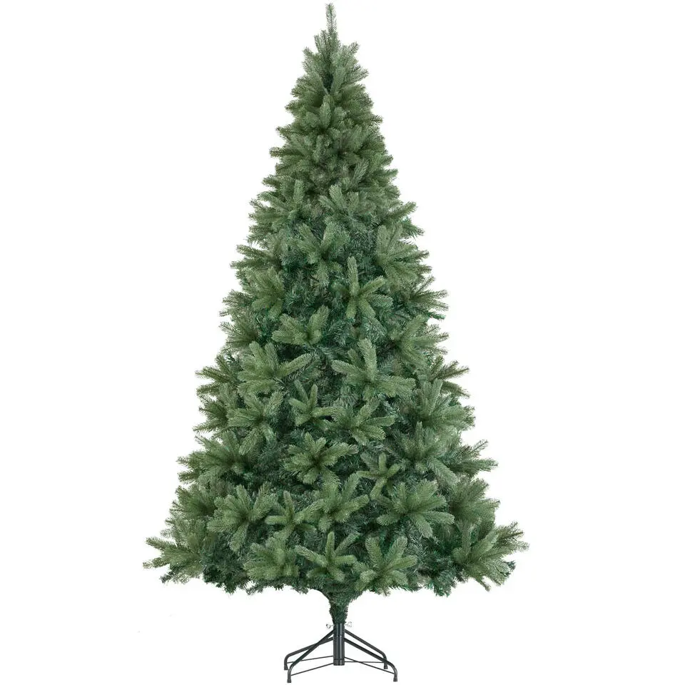 tectake Kunstkerstboom Prancer, spuitgietnaalden, Groen