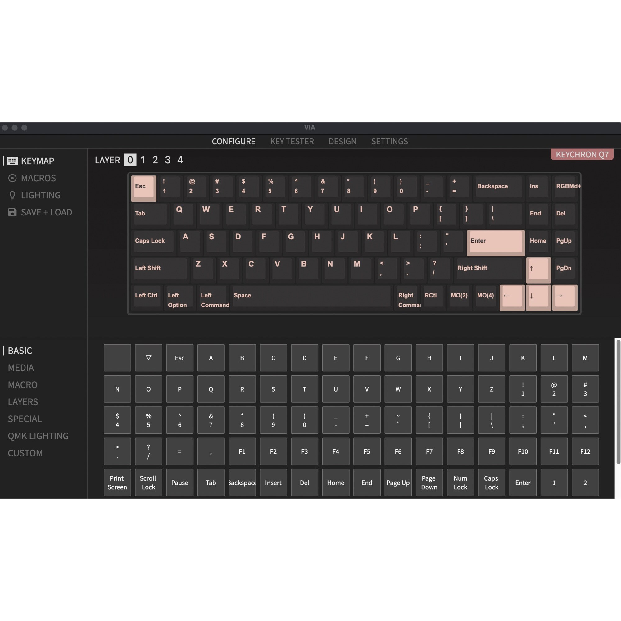 Keychron Gaming-Tastatur Q8 Barebone ISO