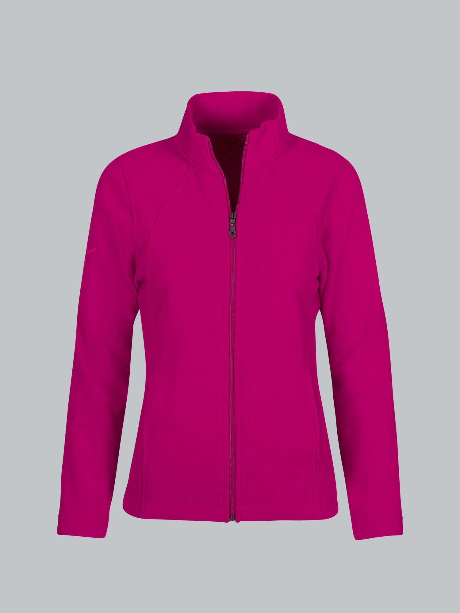 Taillierte Fleecejacke Magenta