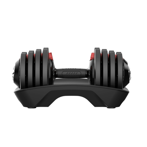 2 Halteres de Potência Ajustáveis de 1,5 a 18 kg (Par) com Base de Armazenamento Ozio Fitness
