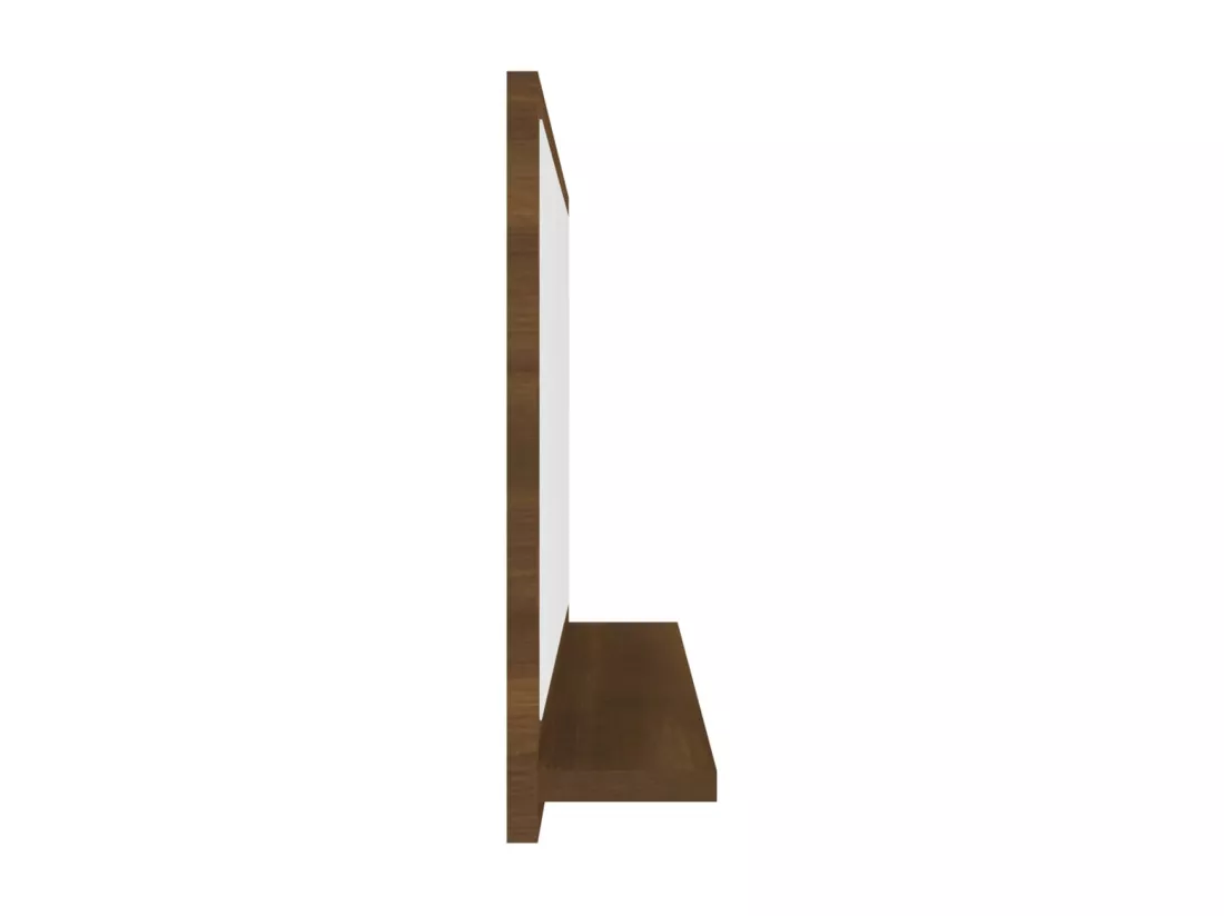Miroir de bain Chêne marron 40x10,5x37 cm Bois d'ingénierie