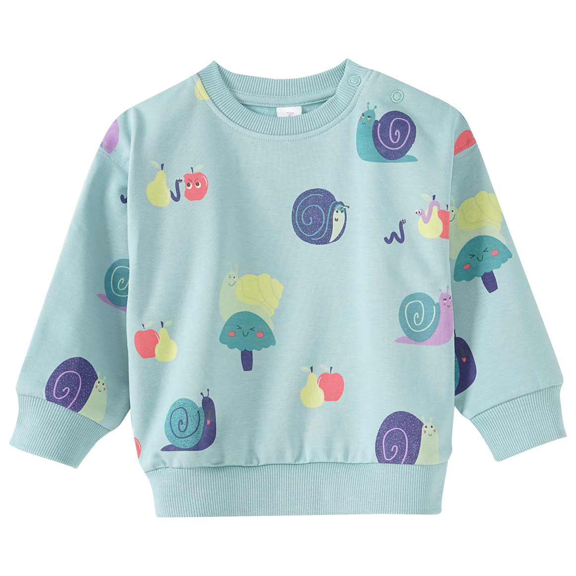 Topomini Baby Sweatshirt und Leggings im Set helltürkis