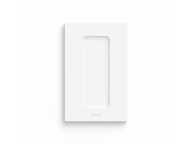 Philips Hue Zubehör Dimmschalter V2 Weiss Einzelwand-Schalter zur Erweiterung des bestehenden Hue-Systems