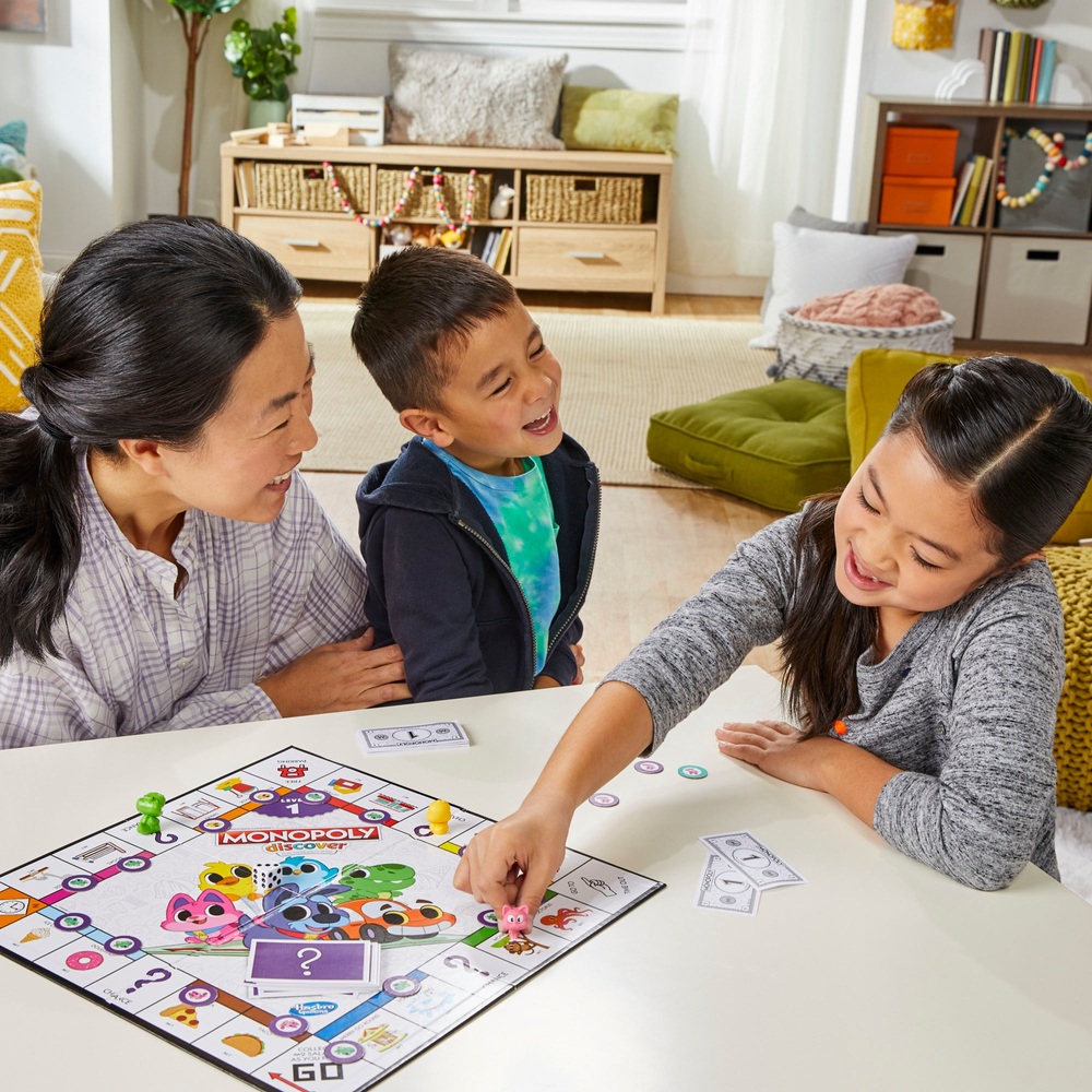 Mein erstes Monopoly-Brettspiel mit zwei Seiten für Kinder
