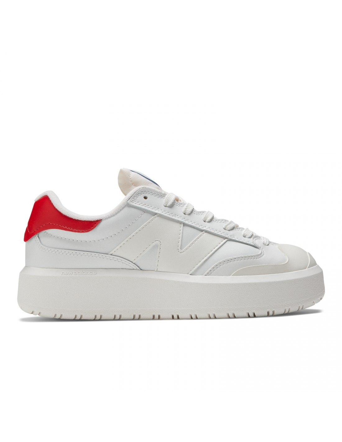 new balance Sneakers compensées femme CT302 blanc/rouge