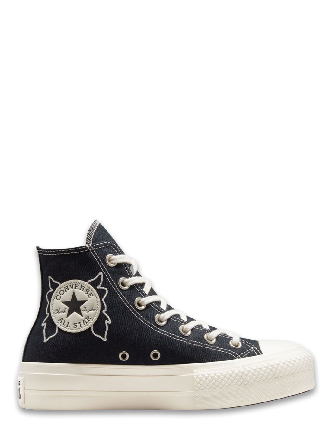 converse Sneakers compensée ctas lift hi black/black/egret