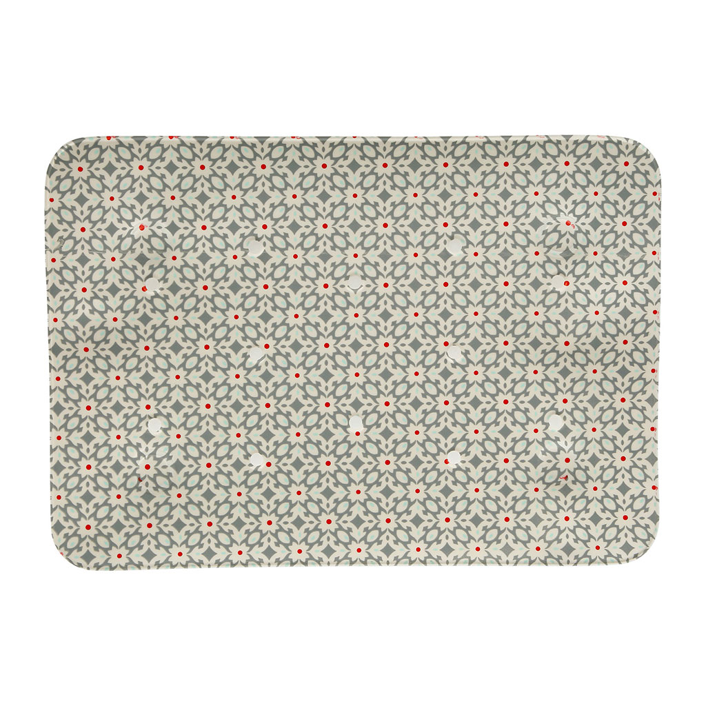 Tapis d'évier PVC anti-dérapant avec ventouses 35x24.5cm