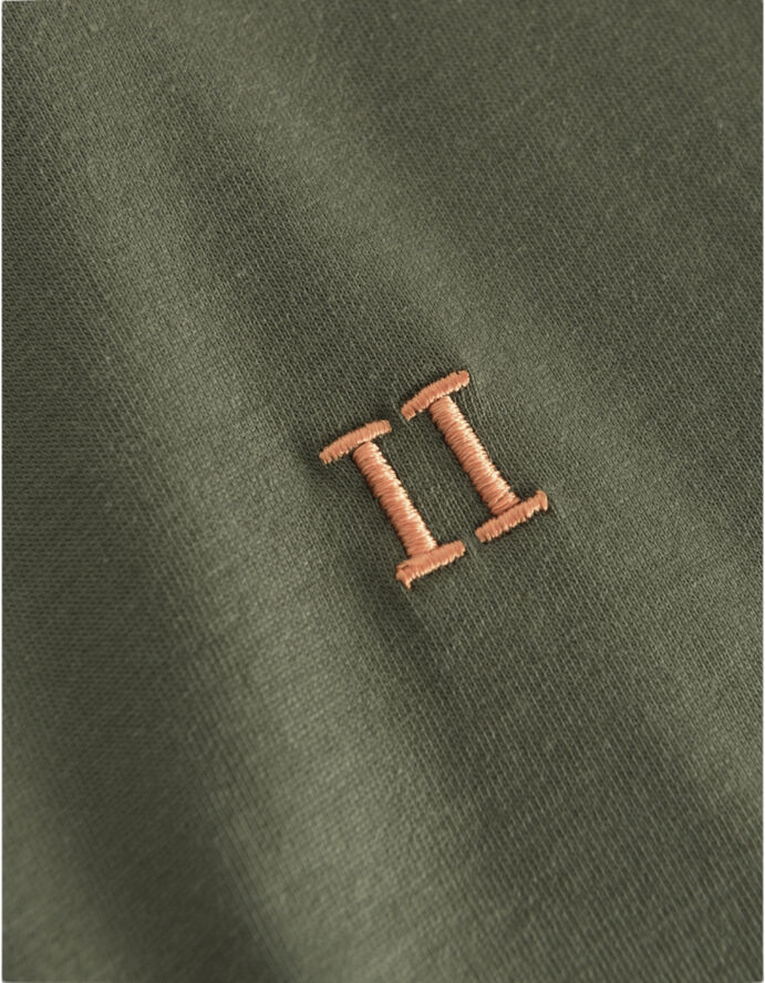 Les Deux Nørregaard T-Shirt Olive night/orange