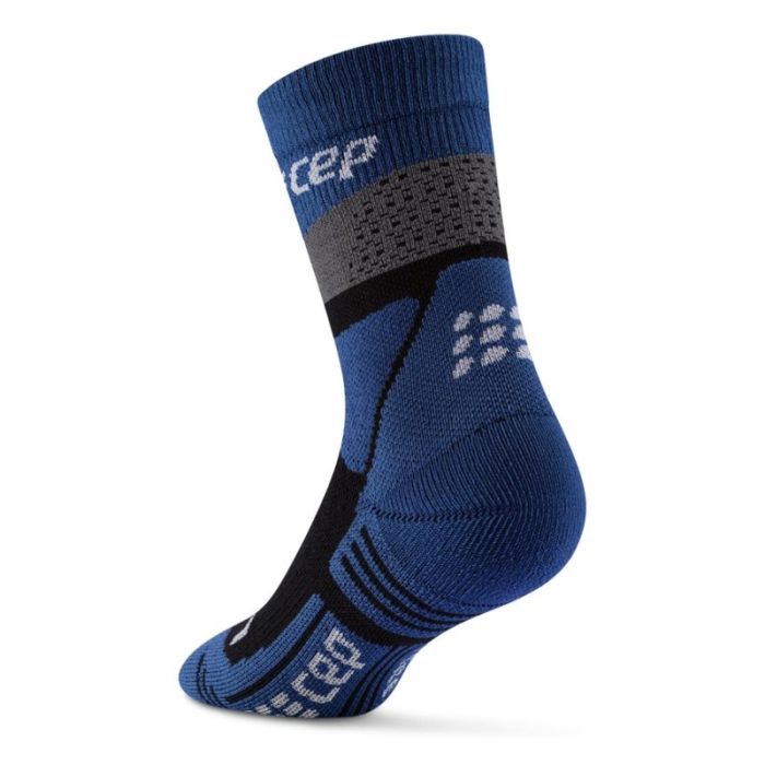 CEP Herre Strømper Max Cushion Hiking Socks Mid-Cut Blå