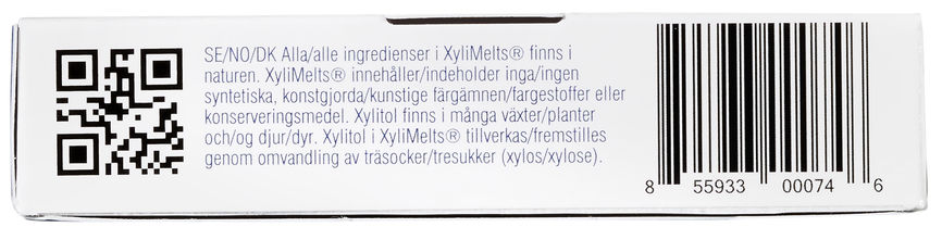 XyliMelts klebetabletter mild mint 40 stk