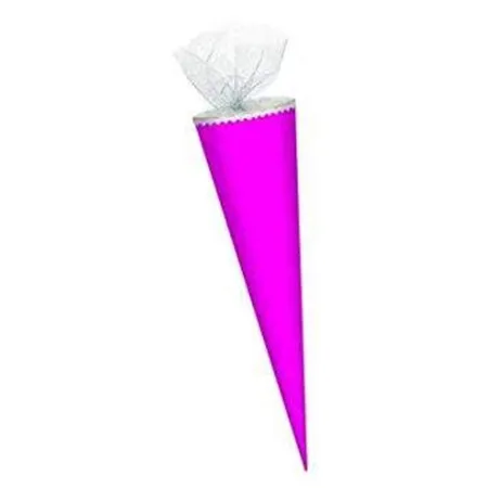 Livepac Office Bastel Schultüte rund, 70 cm, pink