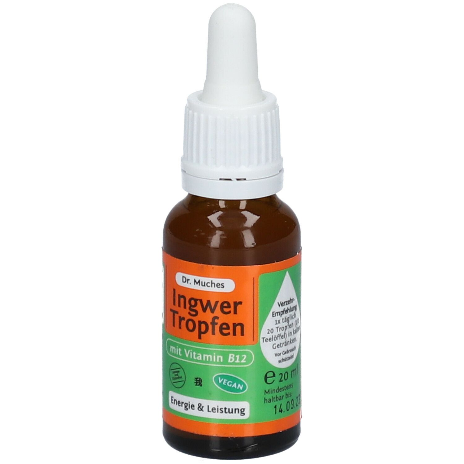 Dr. Muches Ingwer Tropfen mit Vitamin B12
