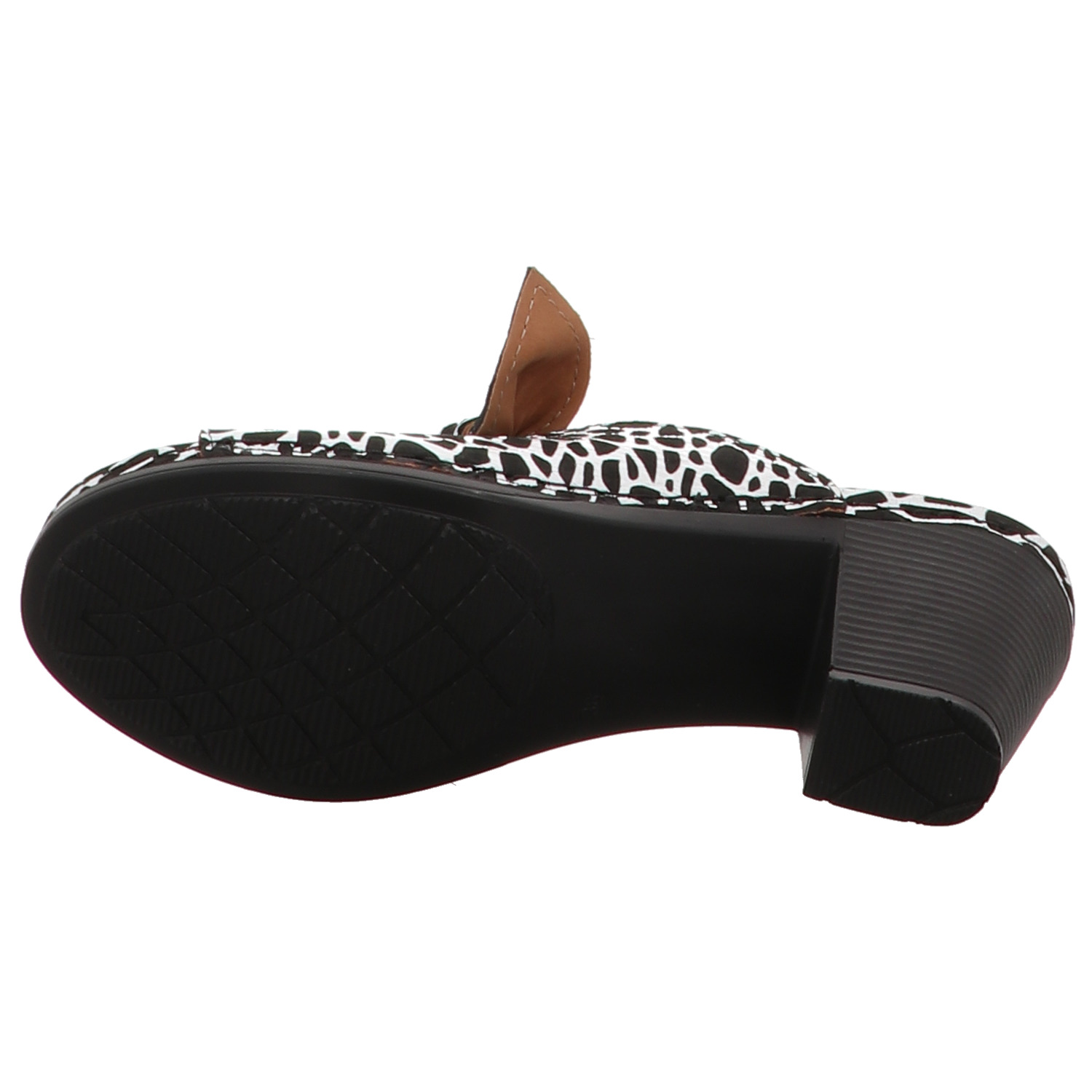 Gemini Pantolette schwarz weiß schwarz