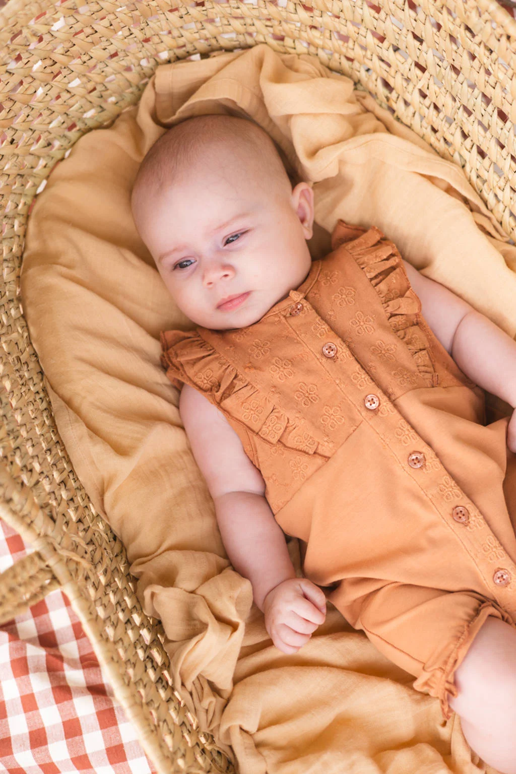 Quapi regular jumpsuit bruin