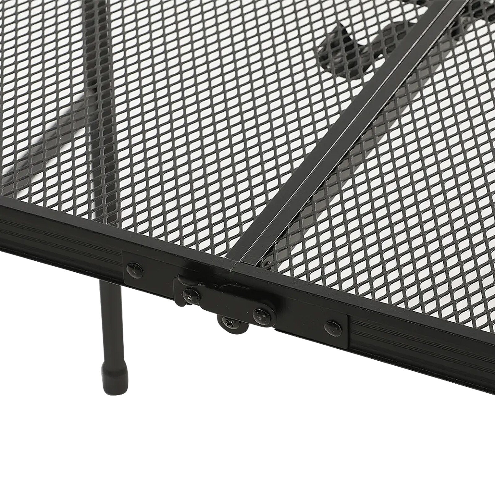 TRAVELLIFE Campingtisch Greccio Mesh 90 Koffer Camping Grill Tisch Verstellbar