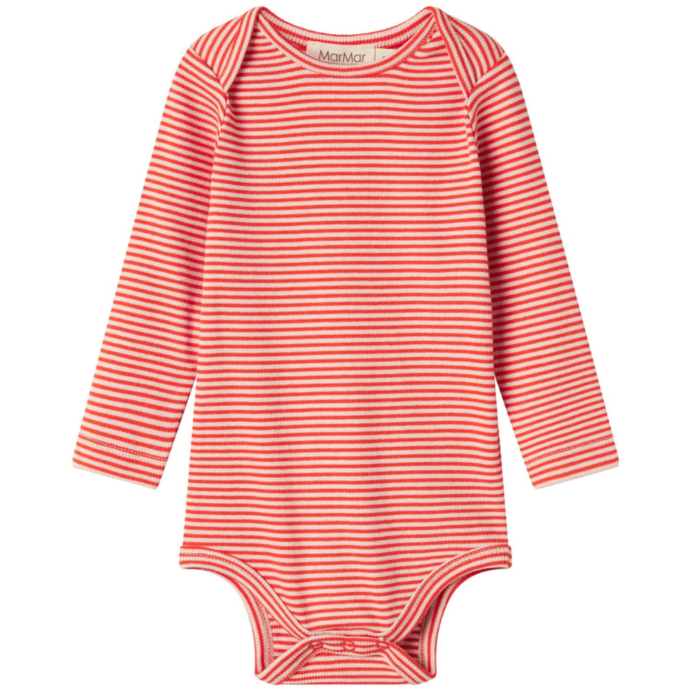 Køb MarMar Modal Fine Rib Red Stripe Ben Body