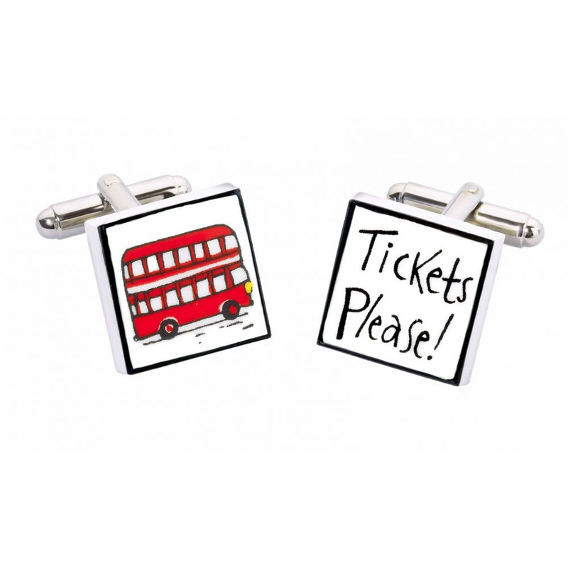 Boutons de manchette, ticket plesase, Bone China