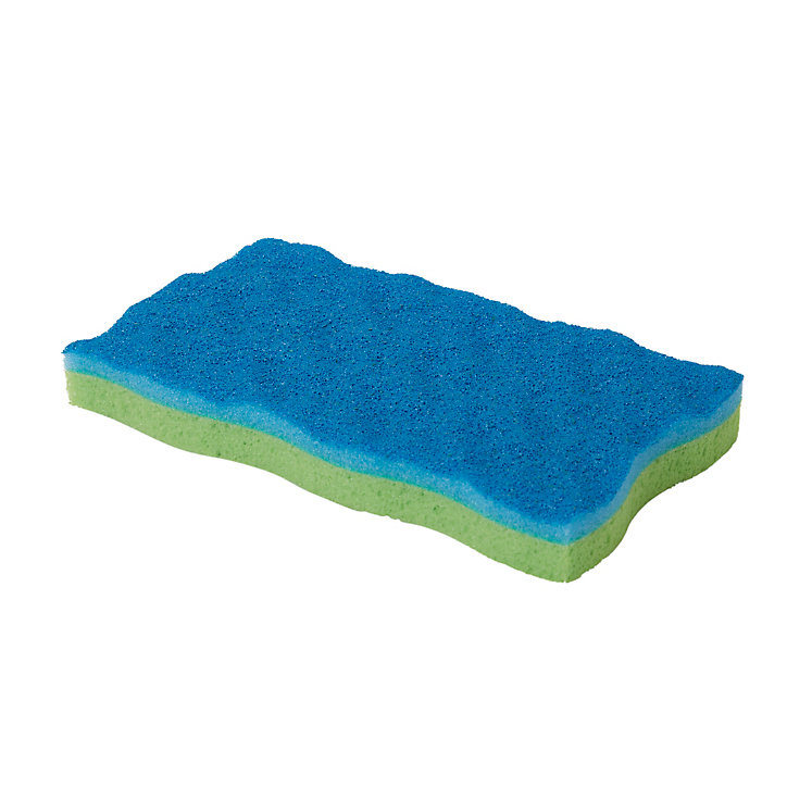 Lot de 3 éponges anti-rayures avec grattoir synthétique