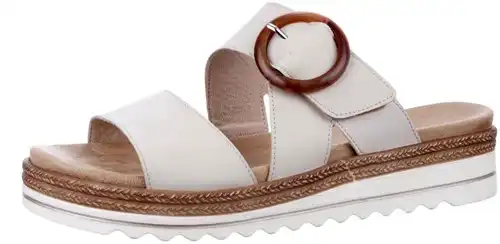 D0Q51-80 Remonte wit combi - maat 40 slipper wit combi - maat 40 Calandschoen