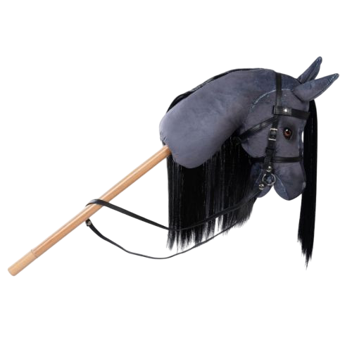 Steckenpferd Blaze Grau Schwarz
