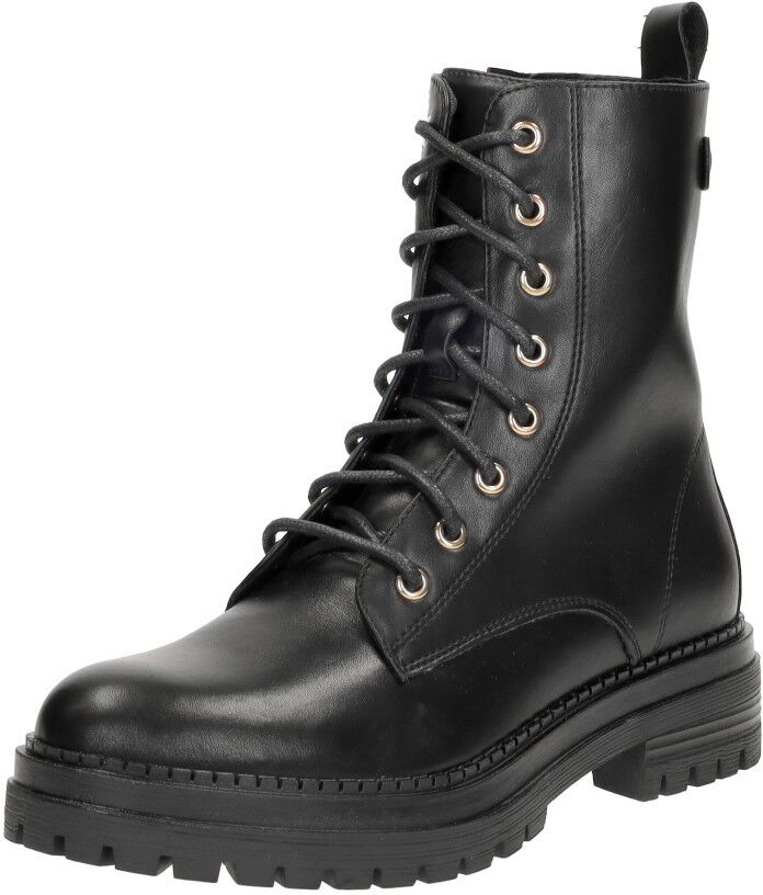 Sub55 Veterschoenen Hoog zwart