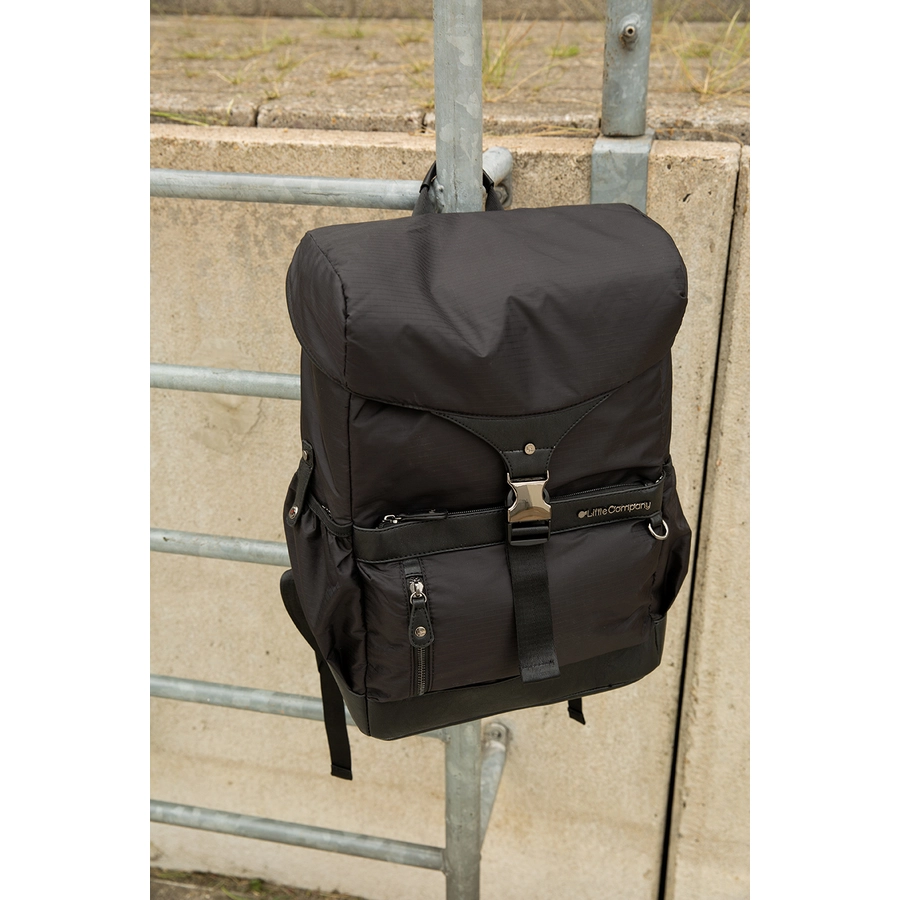 Little Company Wickelrucksack Miami Ripstop Schwarz