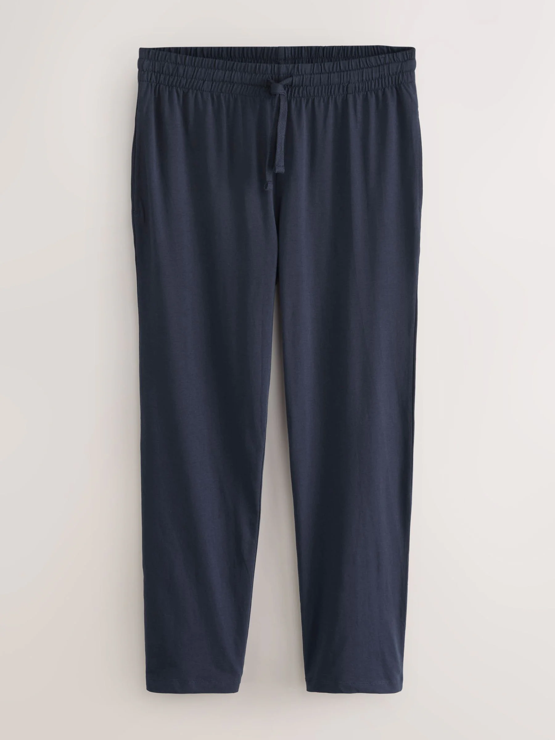 Navy Blue/Light Grey - Open Hem Pyjama Bottoms Set 2 Pack