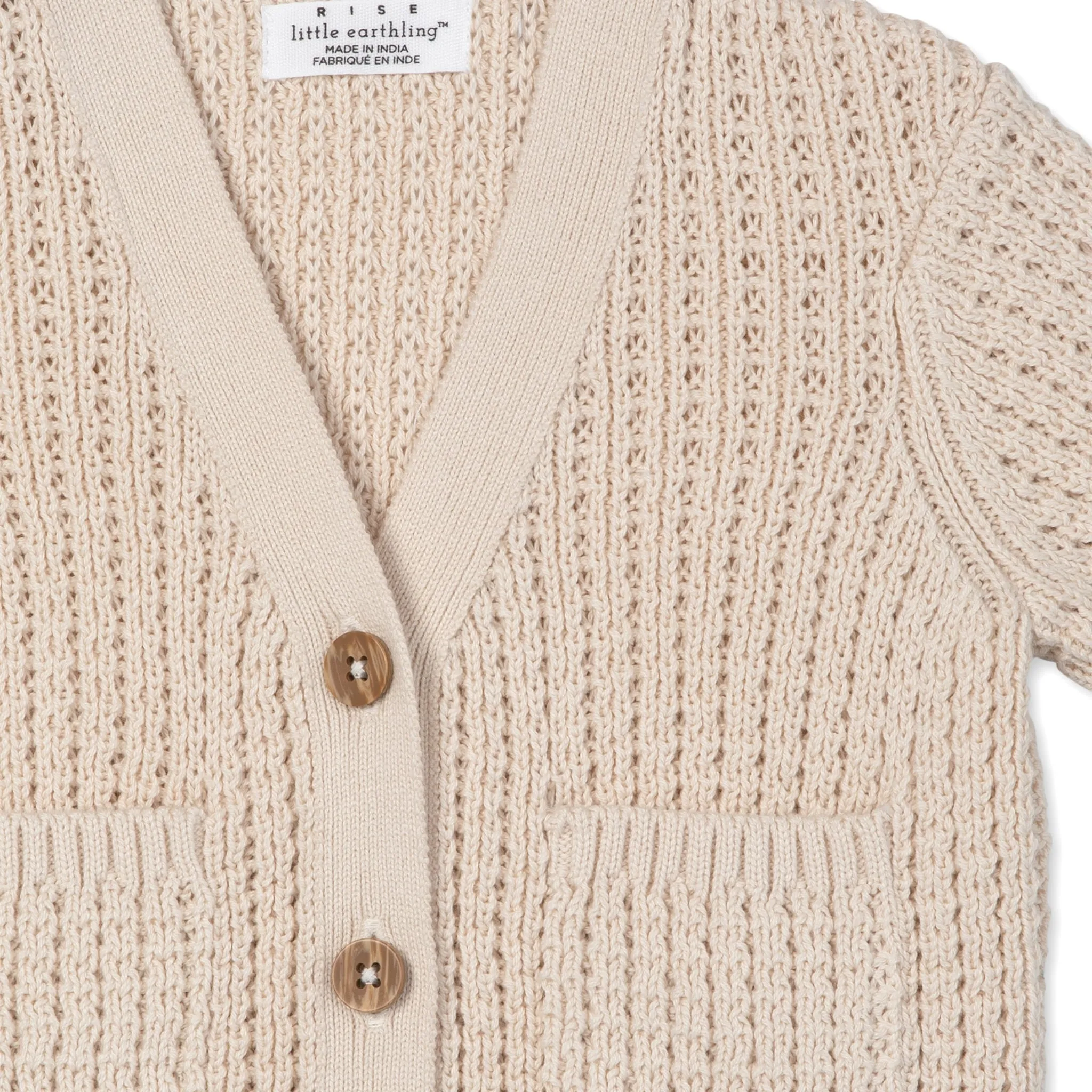 Rise Little Earthling Cardigan Tricot 0-24mois