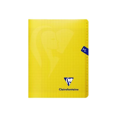 Clairefontaine Mimesys - Répertoire 17 x 22 cm - 96 pages - grands carreaux (Seyes) - disponible dans différentes couleurs