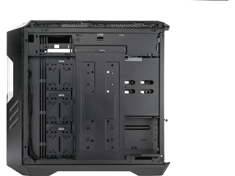 Cooler Master PC-Gehäuse HAF 700 EVO Schwarz Vielseitig einsetzbarer Big-Tower mit Sichtfenster