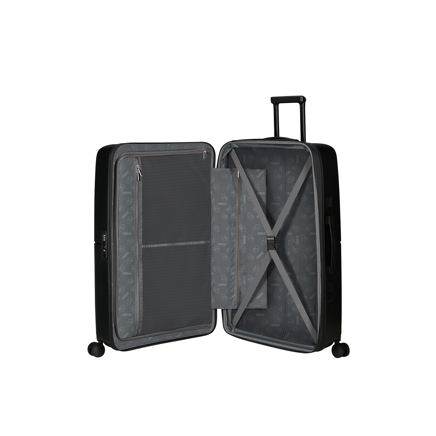 American Tourister Dashpop Spinner 77 Exp true black
