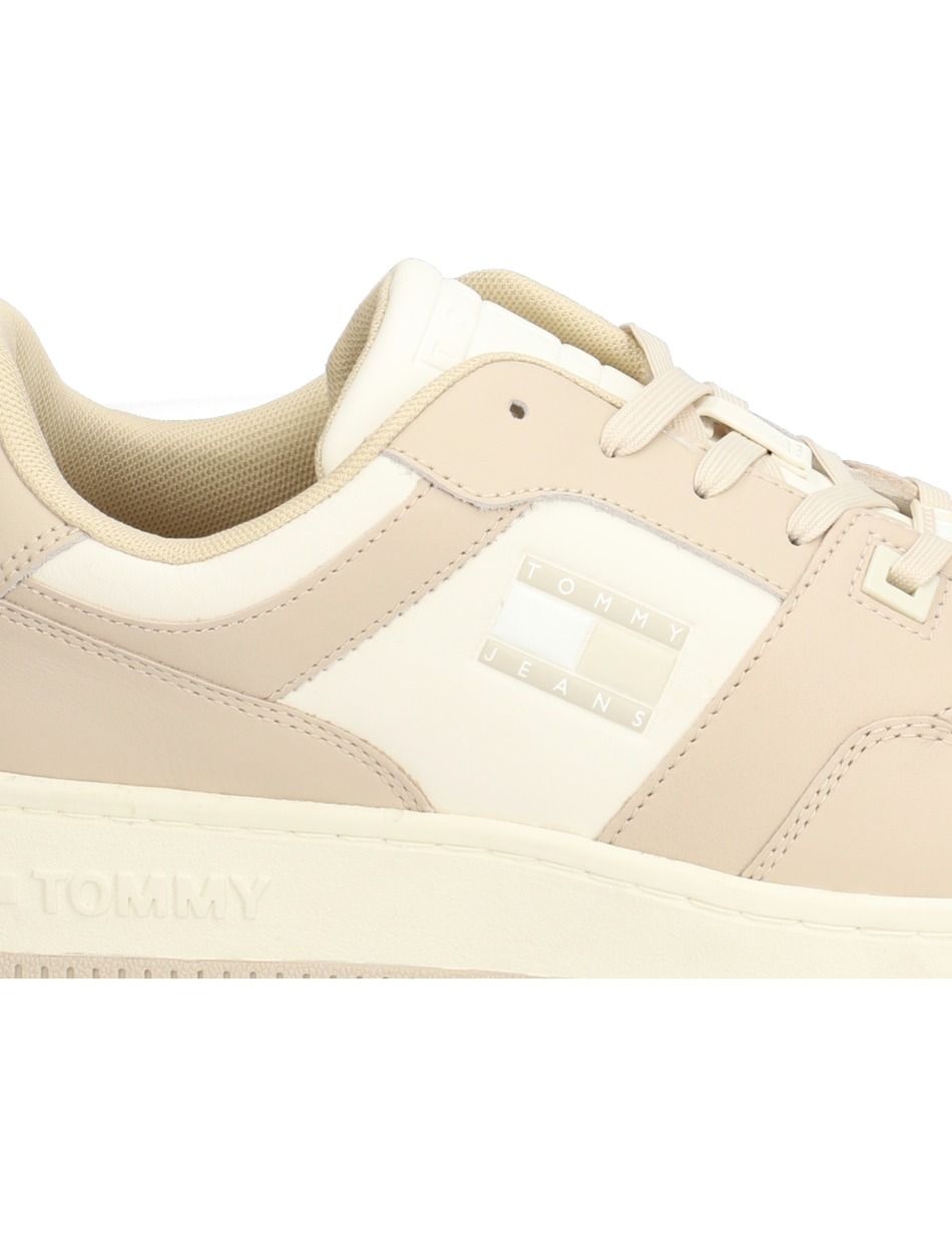 TOMMY JEANS BASKET LEATHER SNEAKERS