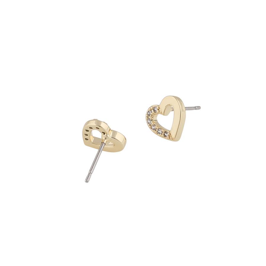 Snö Of Sweden Brooklyn Small Earring Gold/Clear Onesize