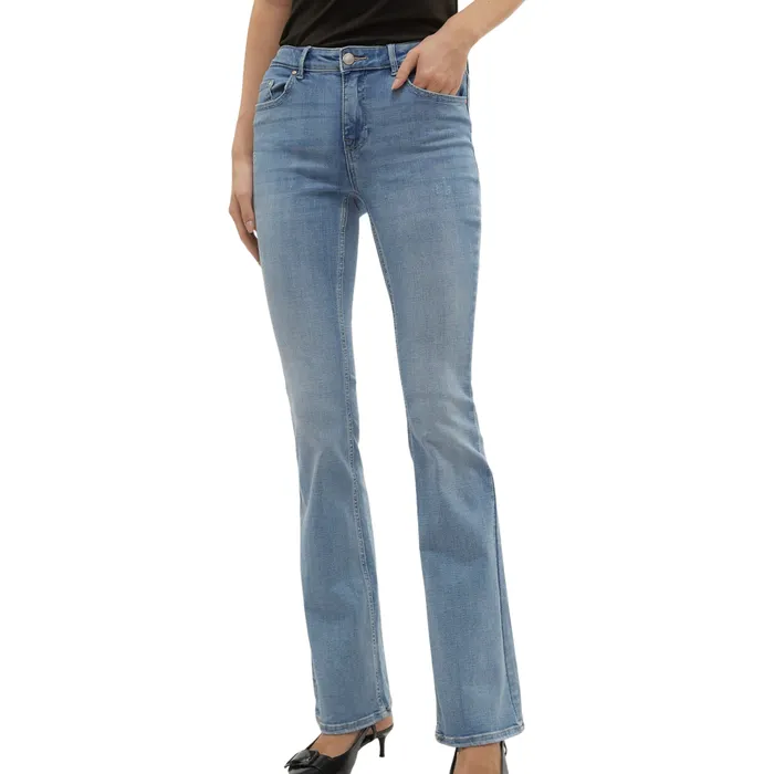 Vero Moda Flash Mid Rise Flared Jeans Dames