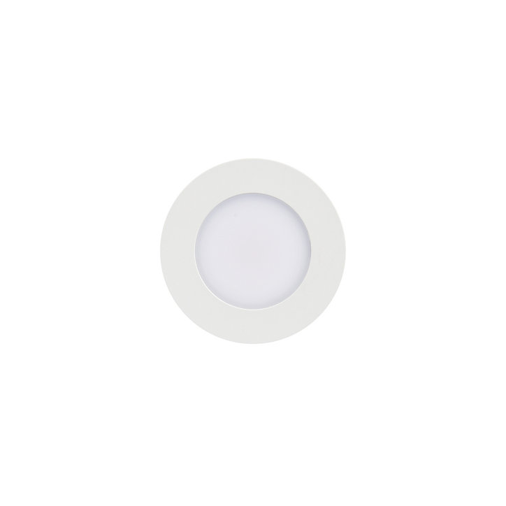 3 spots encastrables Leavitt LED intégrée blanc chaud IP44 300lm 4.5W Ø8.5xH.4.7cm blanc GoodHome
