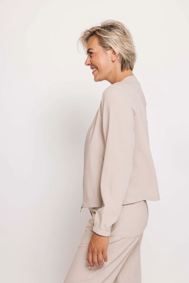 Zhrill Jackenblazer »ZHDALS Blazer Bomberstyle« Blouson mit Reissverschluss