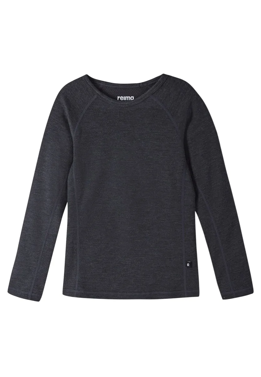 Reima Kids' Thermal Set Lani Black Melange