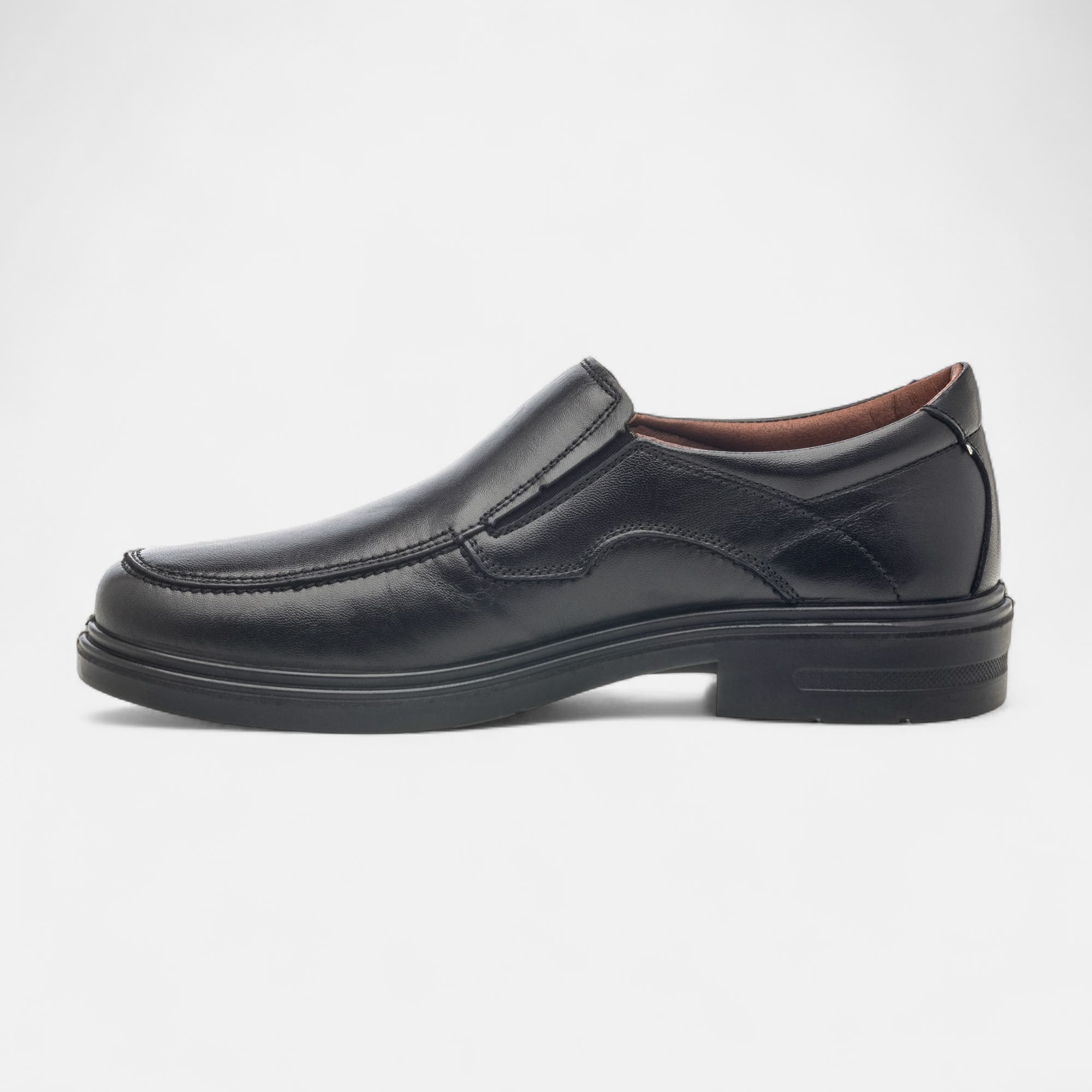 Mocassins Homme en cuir noir