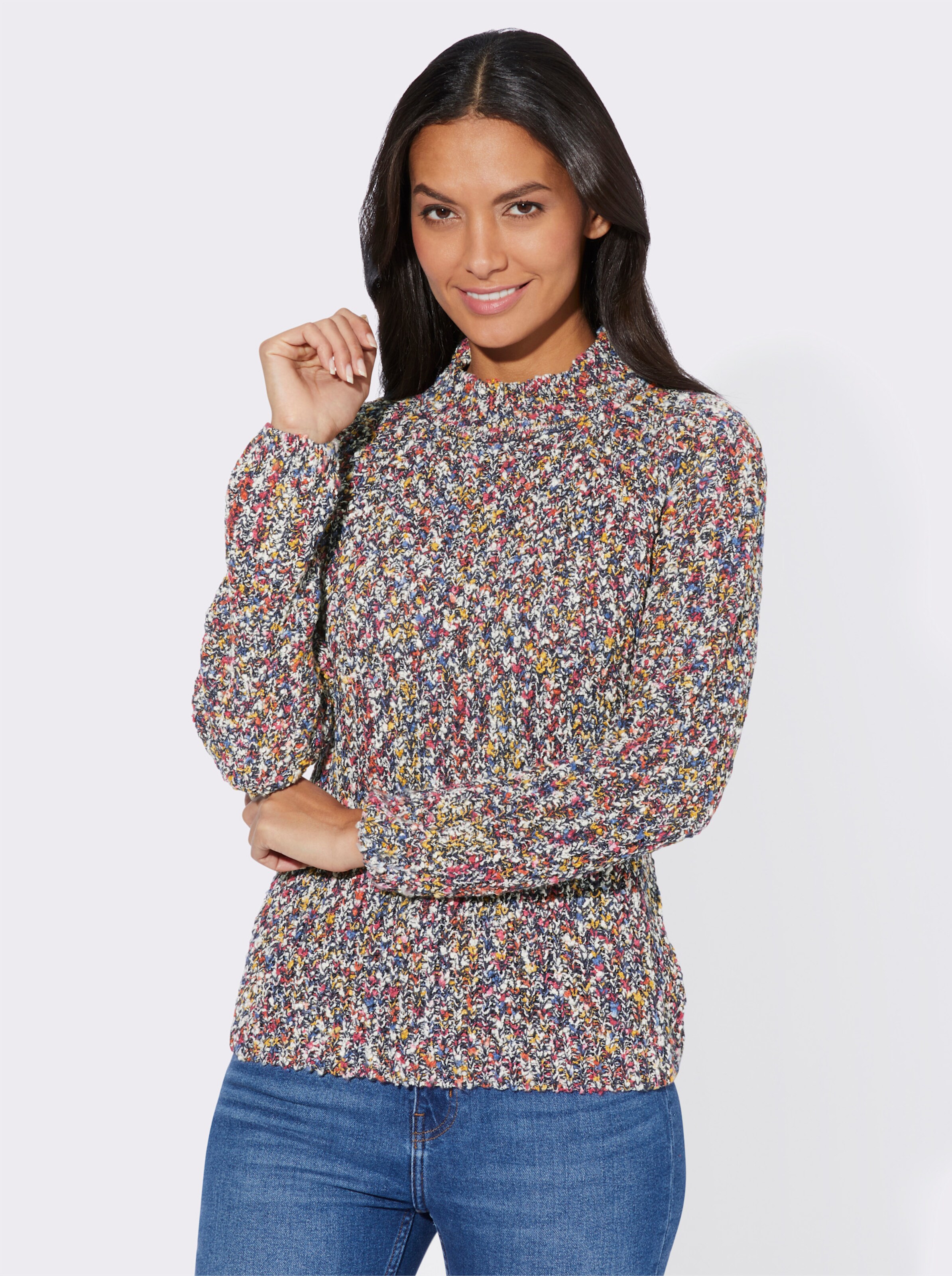Stehkragenpullover