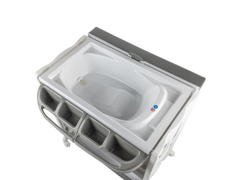 Bebeconfort Wickeltisch Dolphy Gray Mist Funktionale Wickelkommode