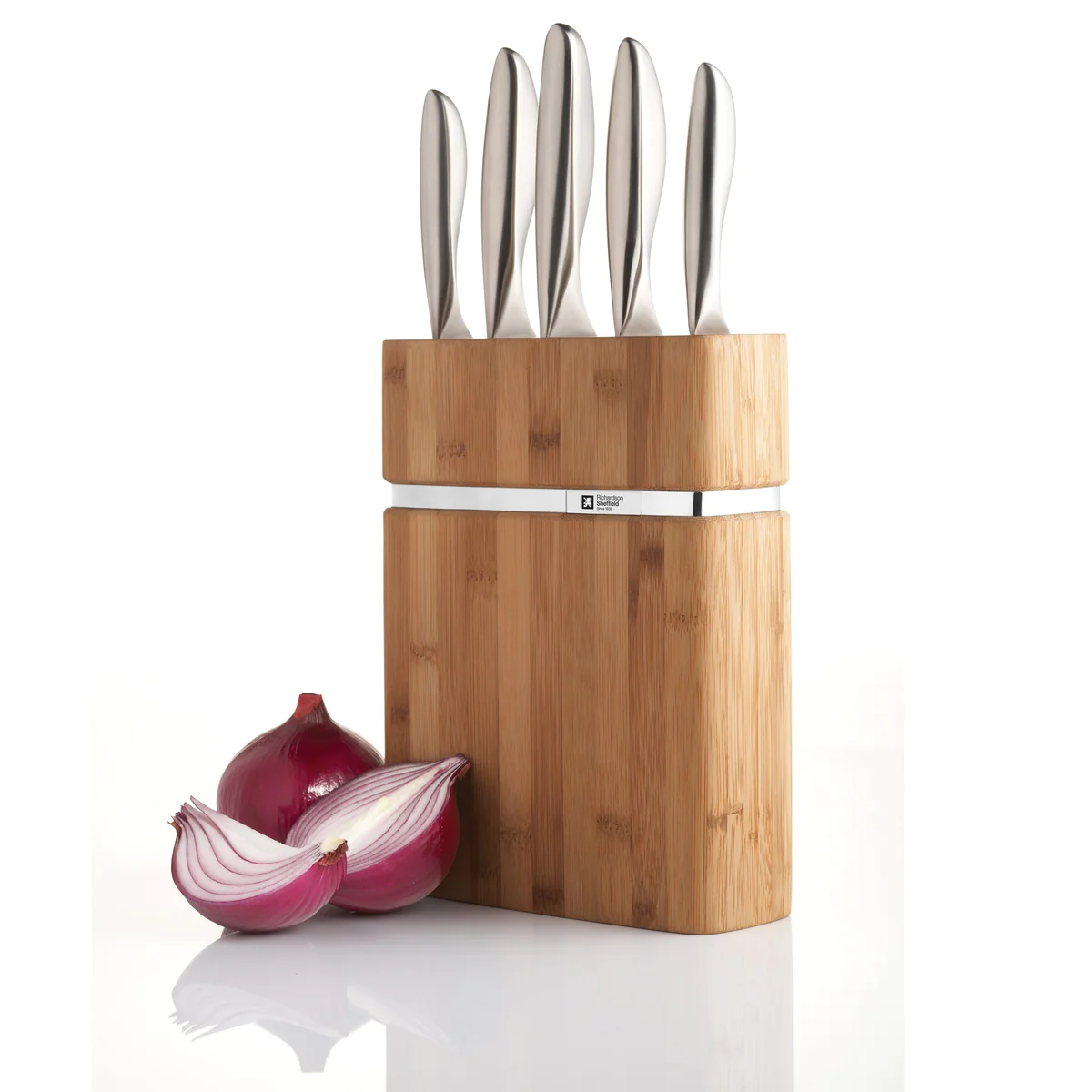 Forme - Bloc Bamboo 5 couteaux de cuisine Richardson Sheffield