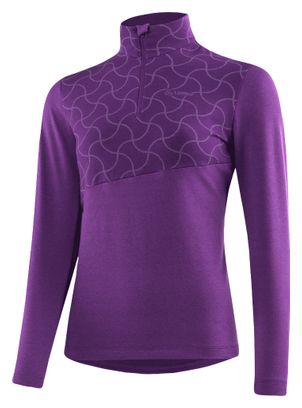 Haut Loeffler pour femme à manches longues avec couche intermédiaire Hywa Grace Transtex® - Violet