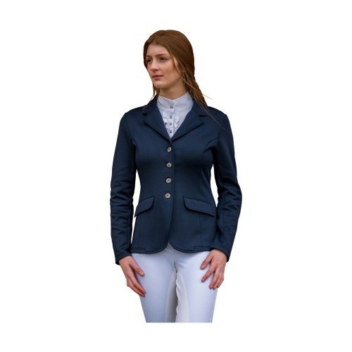 Jaqueta de competição feminina Stoneleigh na cor azul marinho.