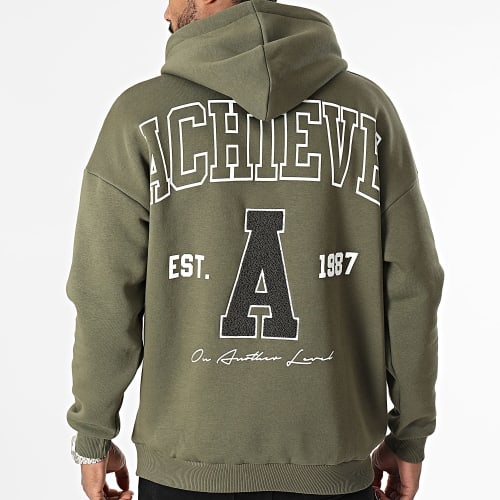 Sweat Capuche Vert Kaki