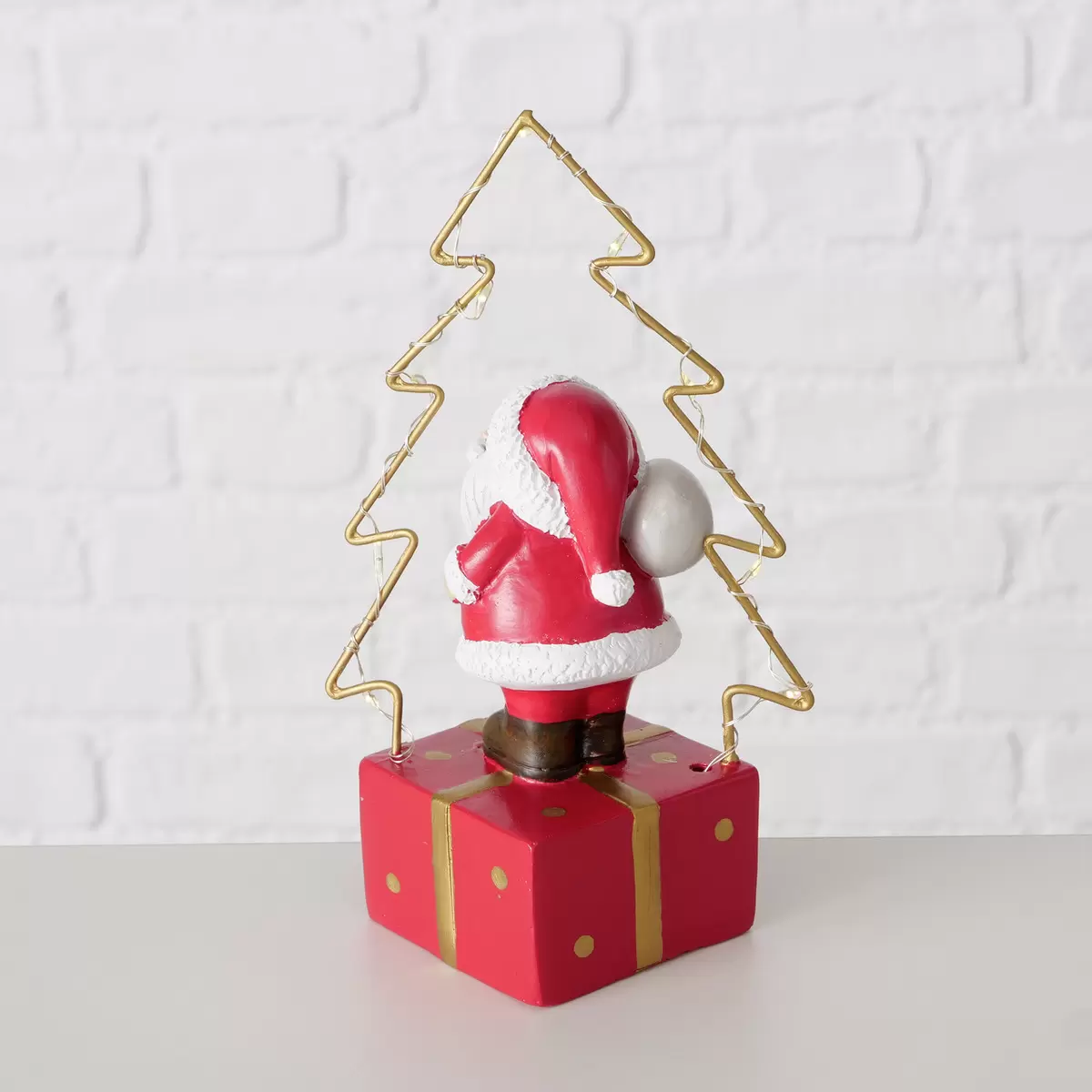 Weihnachtsmann mit LED Clausi Rot
