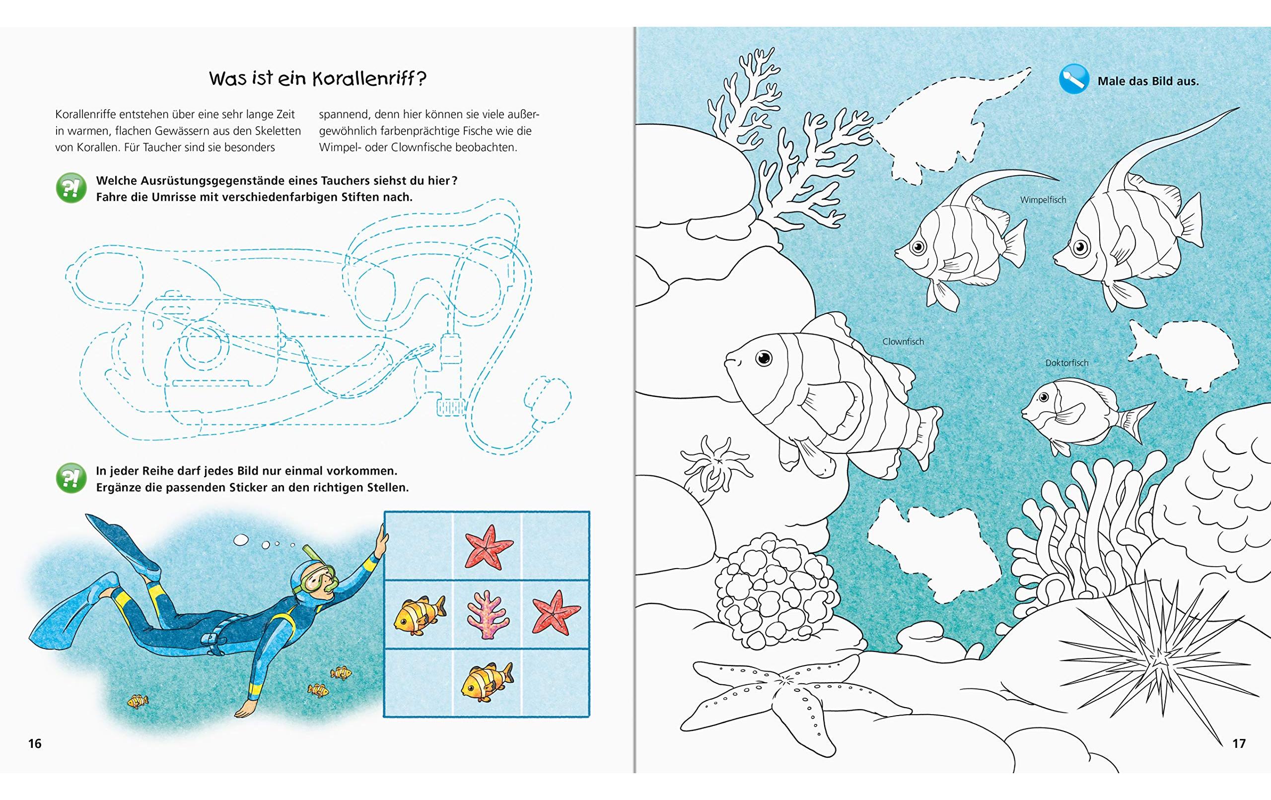 Kinder-Sachbuch WWW Aktiv-Heft: Das MeerWas machen wir am Strand?
