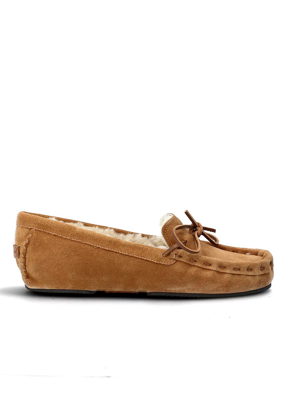 SHEARLING LACE SLIPPER WHISKY